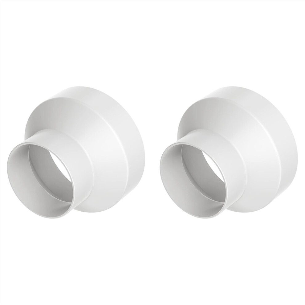 2X 6 To 4 Inch Duct Reducer, Duct Adapter 6 To 4 Pvc Reducer, Duct Increaser/Reducer For Grow Tent Hvac Ventilation 4853796349428