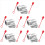 5X Quick Release Fitting ISO7241-A NPT Hydraulic Coupling Connector 1/2Inch Quick Change Interface 1