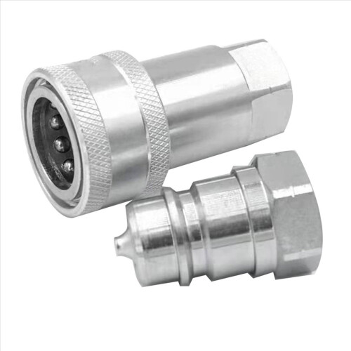 5X Quick Release Fitting ISO7241-A NPT Hydraulic Coupling Connector 1/2Inch Quick Change Interface 1