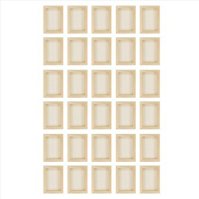 30 Pcs 5.5x7Inch Wood Panel Boards, Unfinished Wood Canvas Wooden for Painting, Arts, Pouring Use with Oils, Acrylics