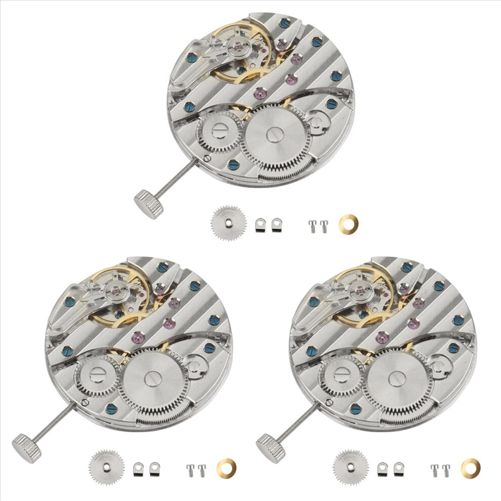 3X 6497 St36 Watch Movement Mechanical Hand Winding Movement P29 44Mm Steel Watch Case 6497/6498 St3600 Movement Watch 4853796345949