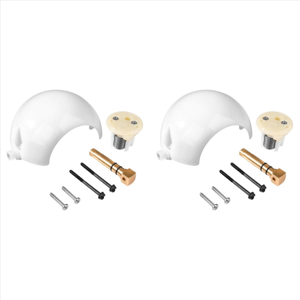 2X 385318162 Rv Toilet Flush Pedal Ball & Shaft Kit For Sealand Vacuum Toilets, L For Trailer 4853796334134