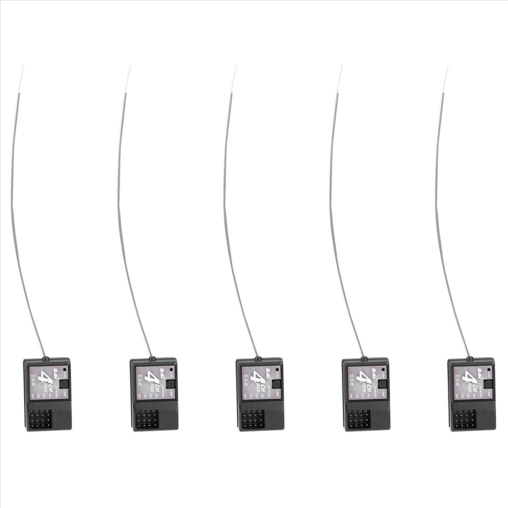 5X 4Ch 2.4Ghz Radio Control System Receiver For Ga-4H-Tx Transmitter,Rc Car Boat Model Receiver Light 4853796360713