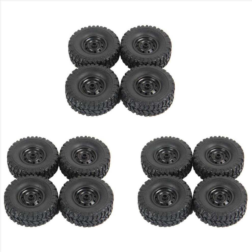 12Pcs 65Mm Tire Tyres Wheel For Mn D90 D99s Mn-90 Mn91 Mn98 Mn99s C14 C24 C24-1 C34 B14 B24 B36 Rc Car Upgrade Parts 4853796331706