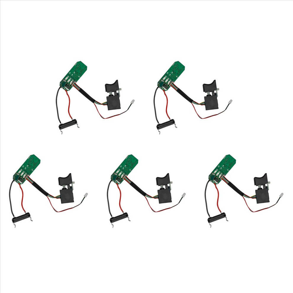 5X For 16.8V Lithium Electric Drill Control Board Switch Assembly 18V Brushless 4853796339955