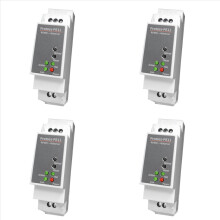 4X DIN-Rail Serial Port RS485 to Ethernet Converter Server Protoss MQTT PE11-H Support Modbus RTU