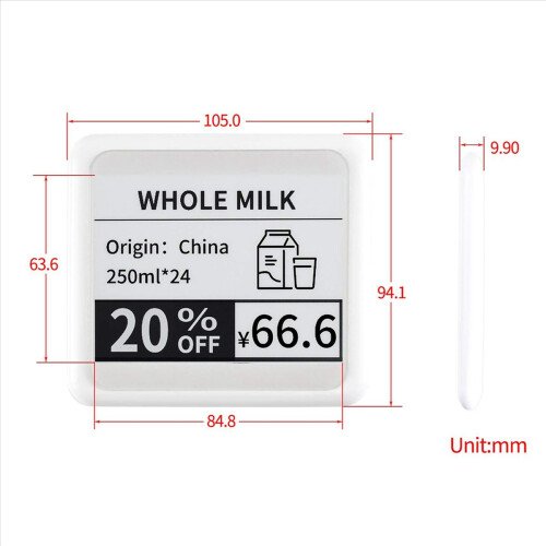 3X 4.2 Inch Wireless NFC-Powered EPaper Eink E Paper E-Ink Display Screen Module for Android APP, No Battery 1