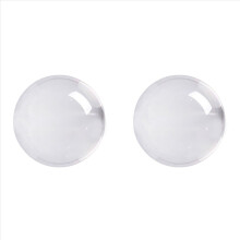 2X Transparent Color Glass Crystal Ball Healing Sphere Photography Props Ball Decor 60Mm