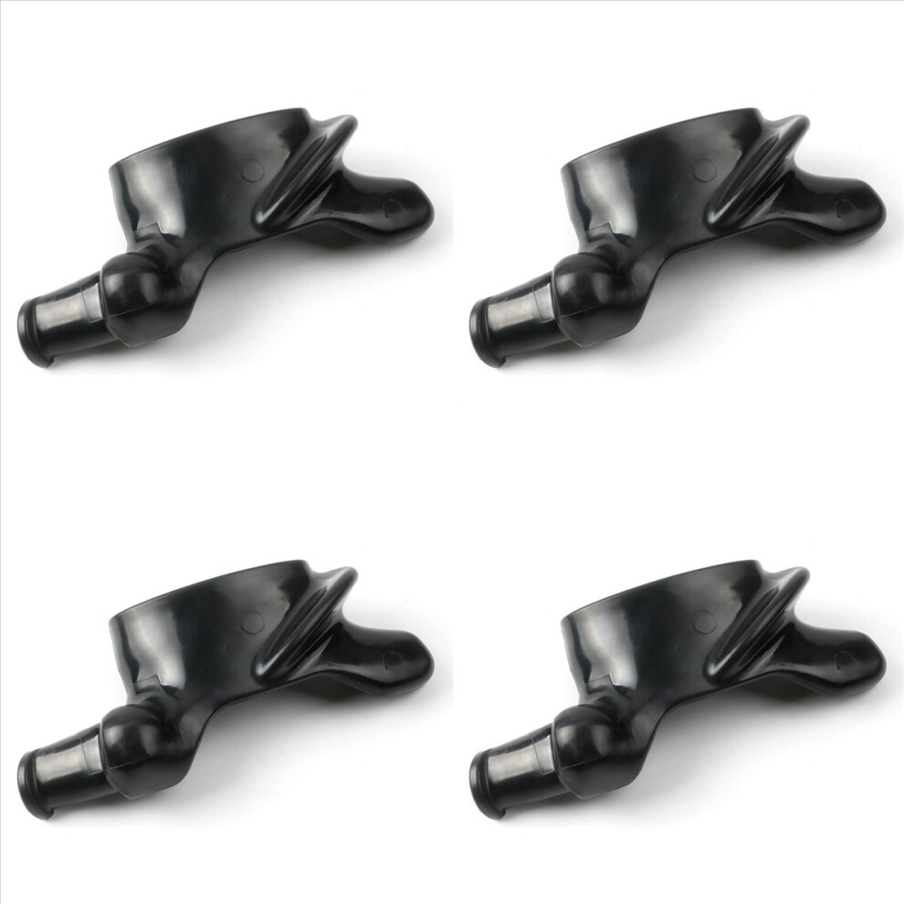 4X Wing Style Plastic Duckhead. Mount/Demount Head Part Number 4-120129B. For Corghi, Hunter Tcx, Tire Changers Black 4853796364902