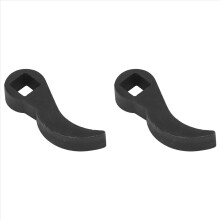 2X Pry Bar Wrench Adaptor, 1/2in Pry Bar Adapter Tool Ox Horn Shaped Compact Pry Bar Drive Shaft for Tight Spaces