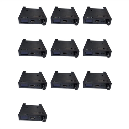10X SFRM44-U100LQD-435 Floppy Drive Emulator with OLED Screen & Rotary Encoder Flash Floppy Drive