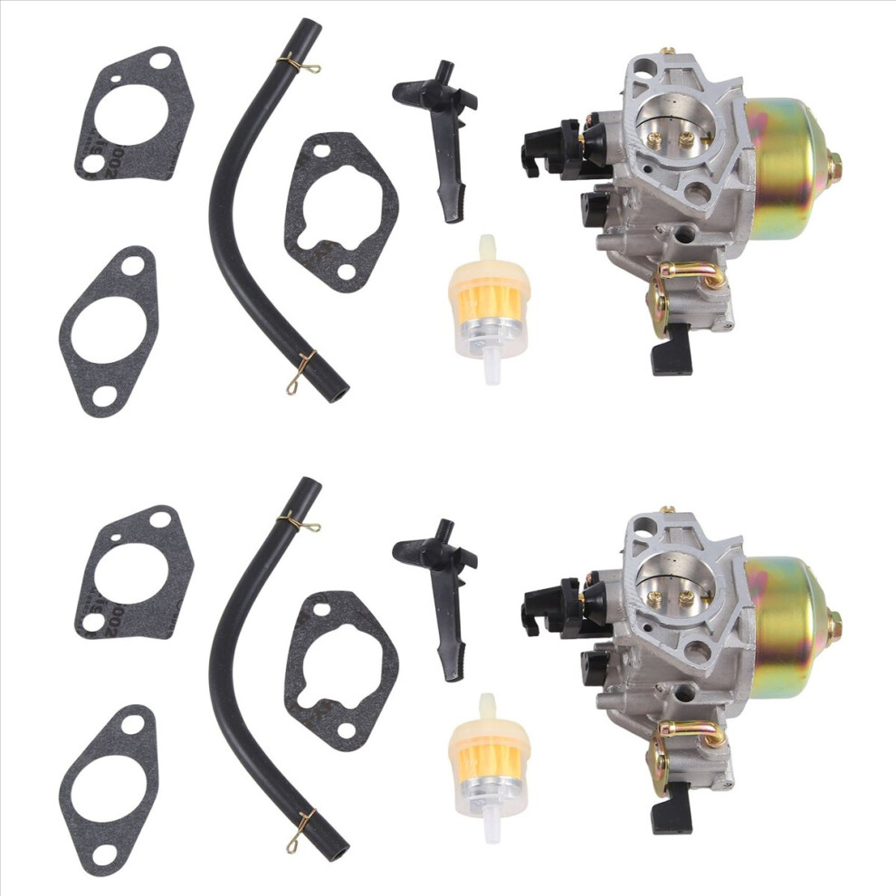 2X Carburetor For Gx340 Gx390 Gx420 188F 190F 11Hp 13Hp Generator Engine 16100-Zf6-V01 4853796356471