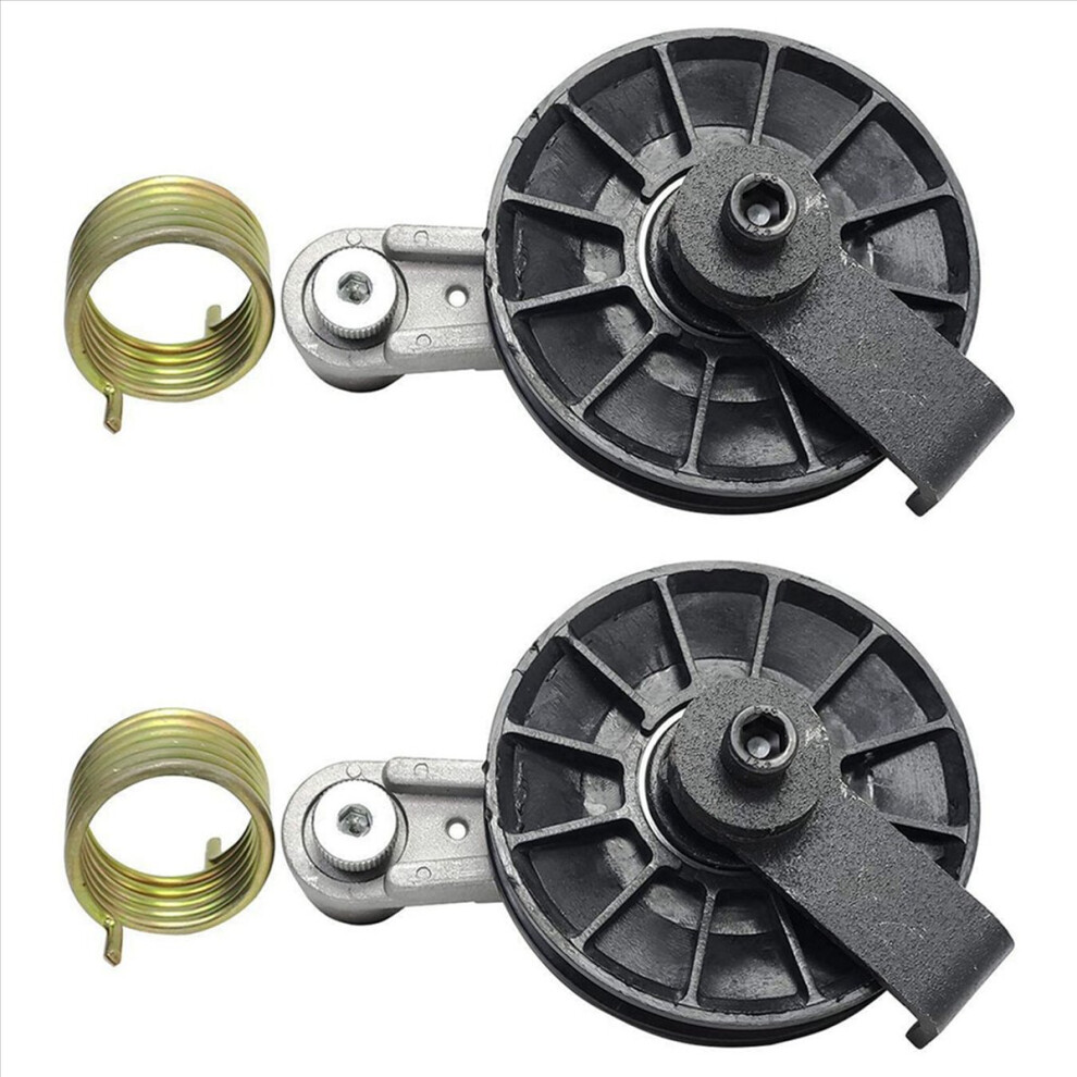 2X 6700115 6662997 Cooling Fan Pulley Tensioner Kit For Loaders 751 753 763 773 7753 863 873 963 Black/Silver 4853796358130