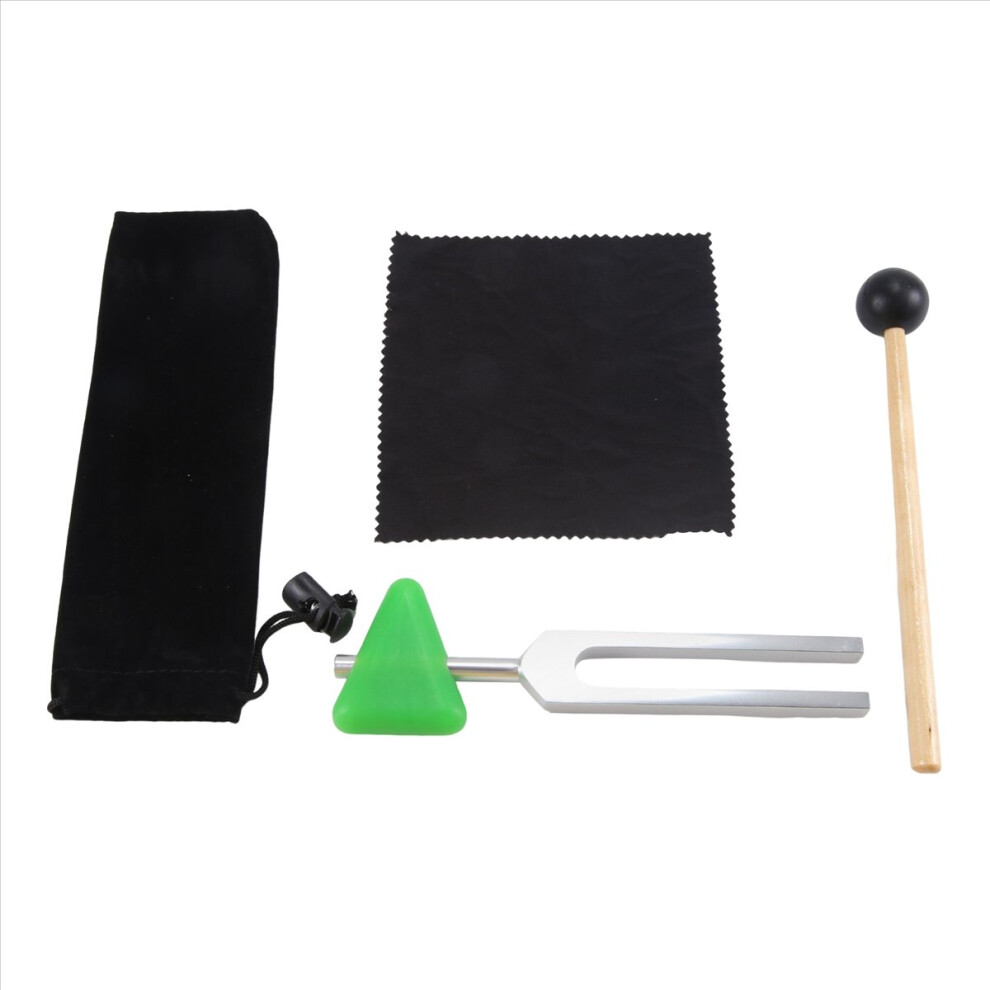 Tuning Fork 528Hz Forks with Hammer and Cleaning Cloth for Healing Chakra Sound Musical