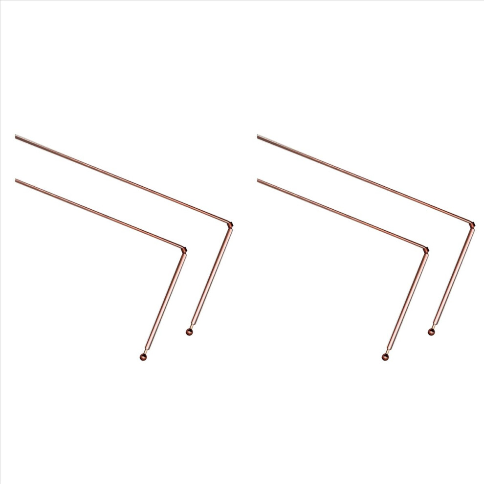 2X Dowsing Rods - 99.9% Pure Copper 2Pcs Divining Rods - For Ghost Huntings Tools, 4853796367149
