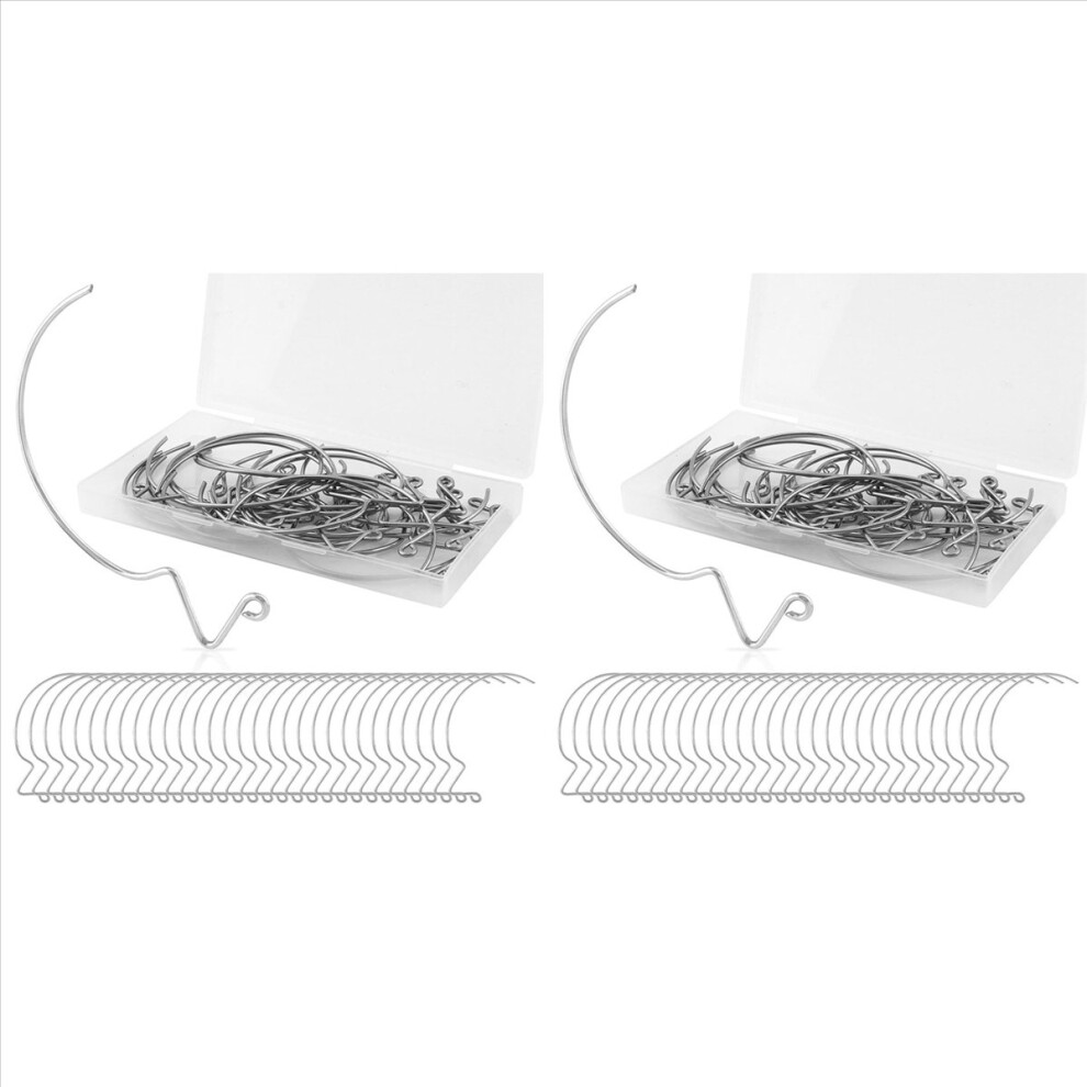60 Pcs Monkey Hooks Super Hooks Stainless Steel Monkey Hooks Picture Hangers Wall Hangers Without Nails Wall Hooks 4853796368474