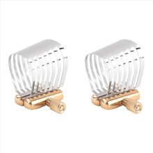 2X Tenor Saxophone Clamp Instrument Mouthpiece Ligature Clip Sax Head Clip Saxophone Part Sax Ligature
