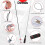 8 Pack Telescoping Magnet Pick-Up Tool Set, Extendable Magnetic Telescoping Pickup Tool 1-15 LB & 23inch Bendable Spring 4