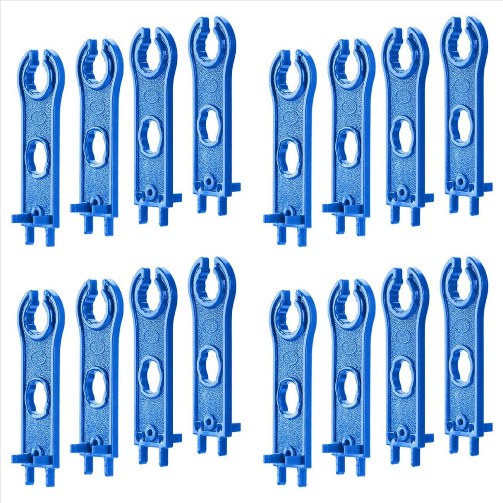 16Pc Solar Connector Tool Wrenches, Solar Panel Connector Assembly Tool For Connectors, Plastic Solar Wrench Spanner 4853796343969