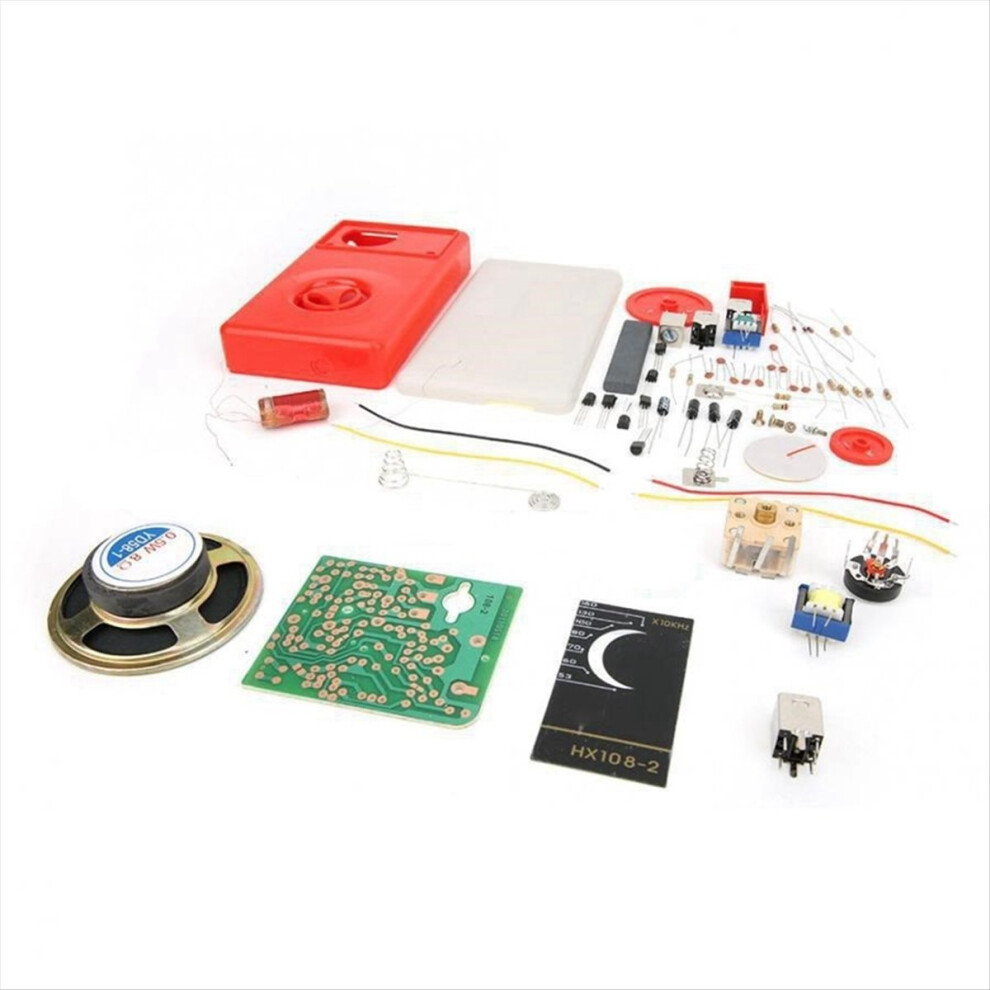 1 Set 7 Tube Am Radio Electronic Diy Kit Learning Hx108-2 Without Battery 4851767841575