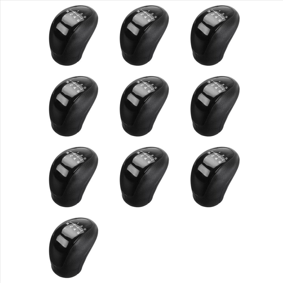 10X 6 Speed Manual Gear Shift Knob For W639 Sprinter Ii 906 / I 2E 2F Black 4853796372716