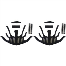 2X Helmet Pads Sealed Sponge Bicycle Helmet of Inner Pads Protection Helmet Padding Bike Helmet Pads-SK-206,Black
