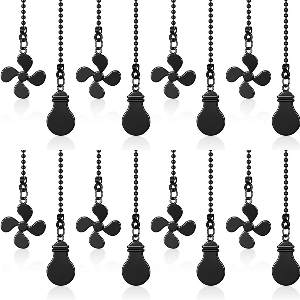 8X Ceiling Fan Pull Chain Fan Extension Chain Fan Chain Pulls Decorative 12 Inch Ceiling Fan Chain Extender Ornament C 4853796354811