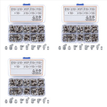 180Pcs Metric Grease Fittings Kit, M6 M8 M10 45 90 Degree Hydraulic Grease Zerk Assortment for Angled Grease Mechanical