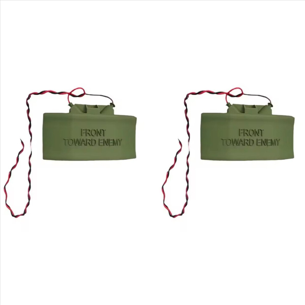 2X Ring Cam Claymore Mine Doorbell Fake Mine Props Replica Avoid Interruptions Doorbell Pranks Home Prankster Doorbell 4853796329277