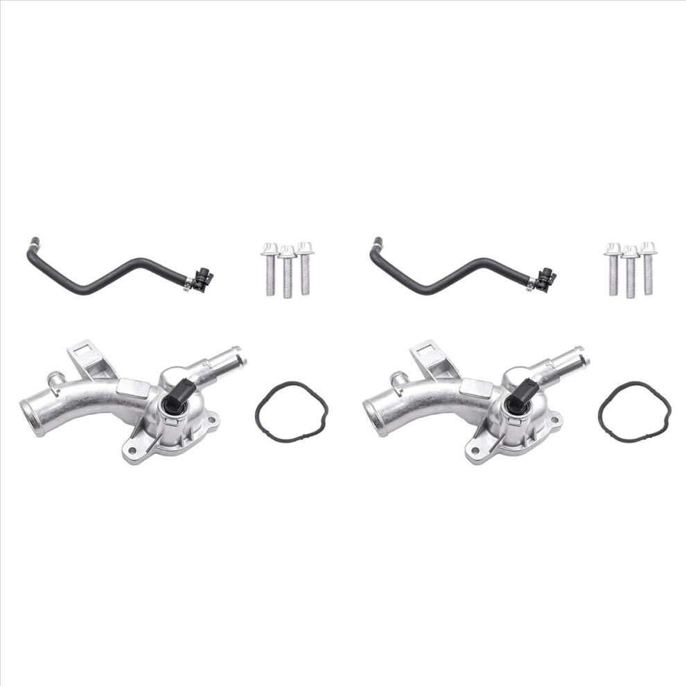 2X Engine Coolant Thermostat Housing For J Adam D Meriva B A14xel 25192985 1338022 55562048 1338487 4853796328775