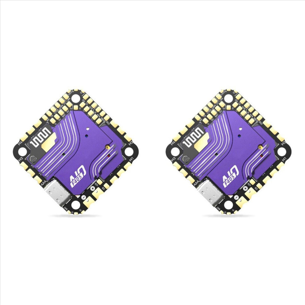 2X For F405 Aio Flight Controller 40A -Jay 3-6S Integrated Flight Controller For Fpv Freestyle Drones Blue 4853796347585
