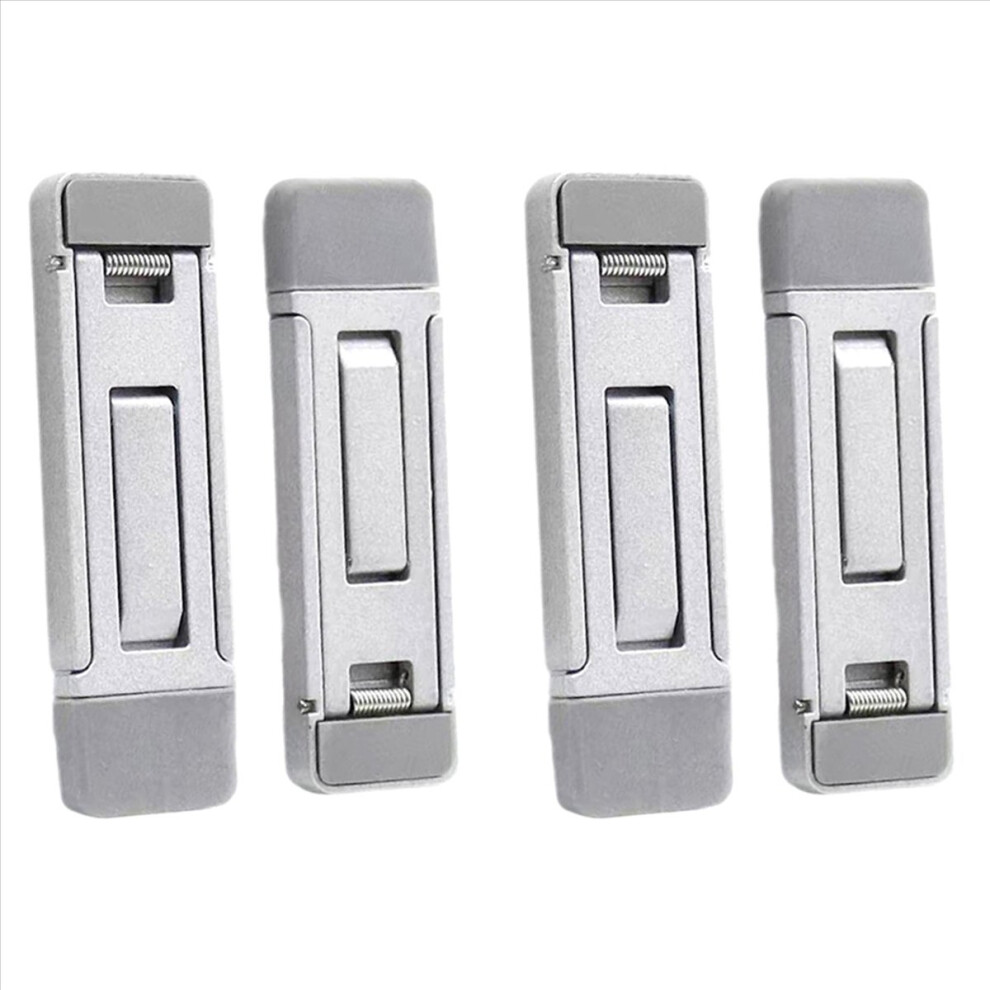 4 Pcs Portable Laptop Stand Mini Zinc Alloy Laptop Feet Lifter Foldable Laptop Cooling Riser 4853796348339