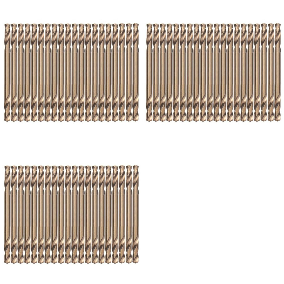3.2Mm Cobalt Drill Bits(60Pcs),M35 Hssco High Speed Steel Double Ends Stubby Body Twist Drill Bit Set For Hardened Metal 4853796371986