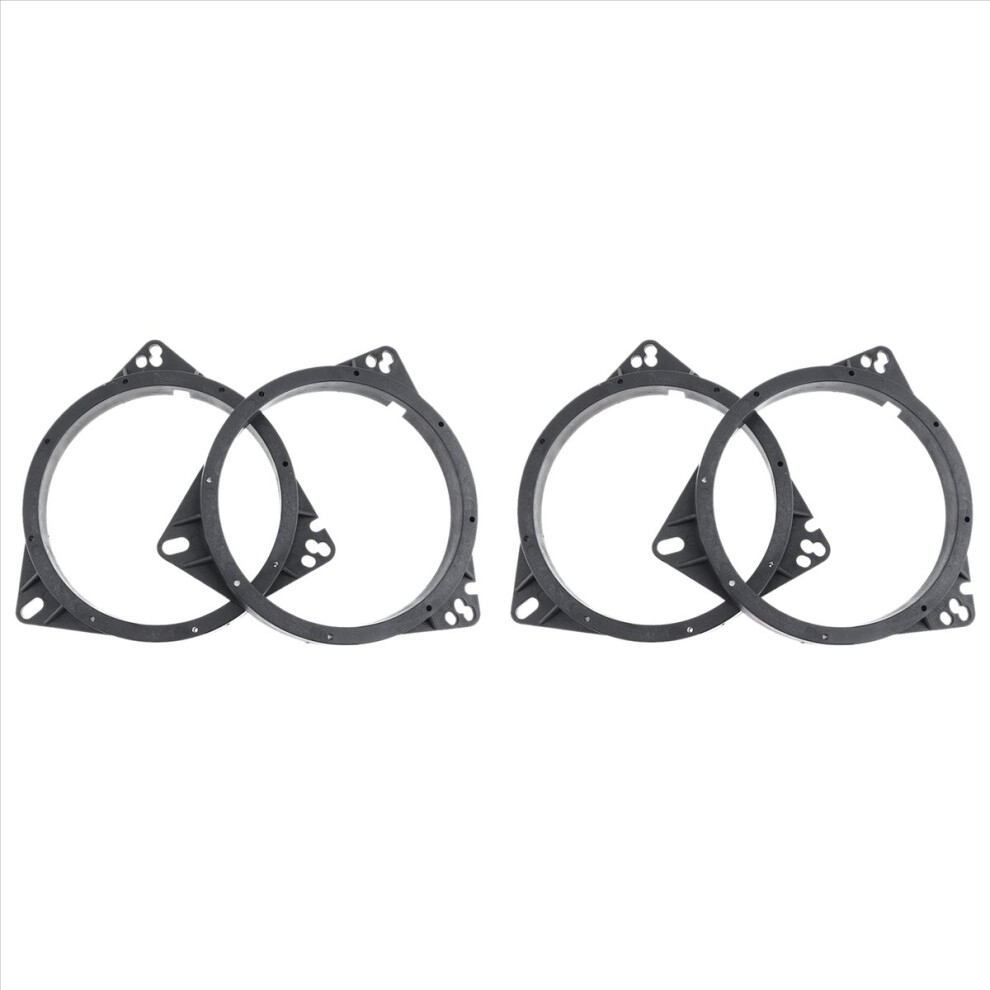 4Pcs 6.5 Inch Car Horn Gasket Solid Speaker Washer Adapter Bracket Suitable For Black 4853796354736