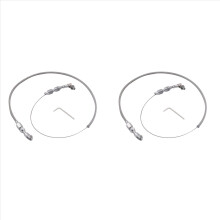 2pcs 24 Inch Throttle Cable Braided Stainless Steel Universal Accelerator for