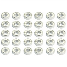 8mm X 19mm X 6mm Sealed Deep Groove Radial Ball Bearings 698Z 30 Pcs