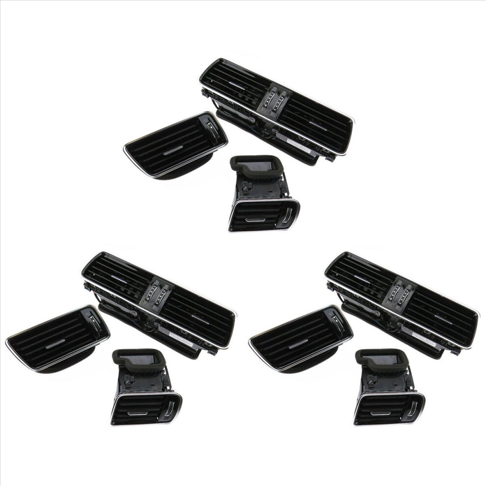 3X Dashboard Car Center Console Air Condition Vents for B6 B7 CC 3AD819728A 3AD819701A 3AD819702A