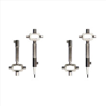 2X Locksmith Tools Multi-Purpose Lock Cylinder Auxiliary Adjustment Rod Lock Cylinder Gauge Cam Turner Spindle Turner