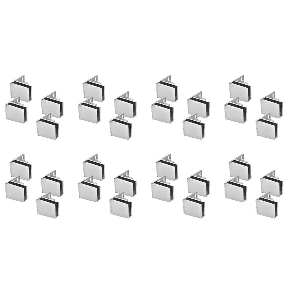 32 Pack Glass Door Hinges Glass Cabinet Door Hinge Glass Wine Cabinet Hinge Glass Display Hinge 4853796377148