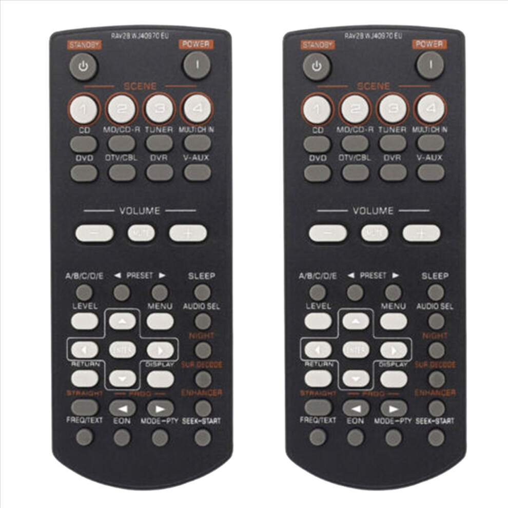 2X Remote Control For Rav28 Rav34 Rav250 Rx-V361 Rx-V365 Htr6030 Htib-680 Rx-V659 4853796379531
