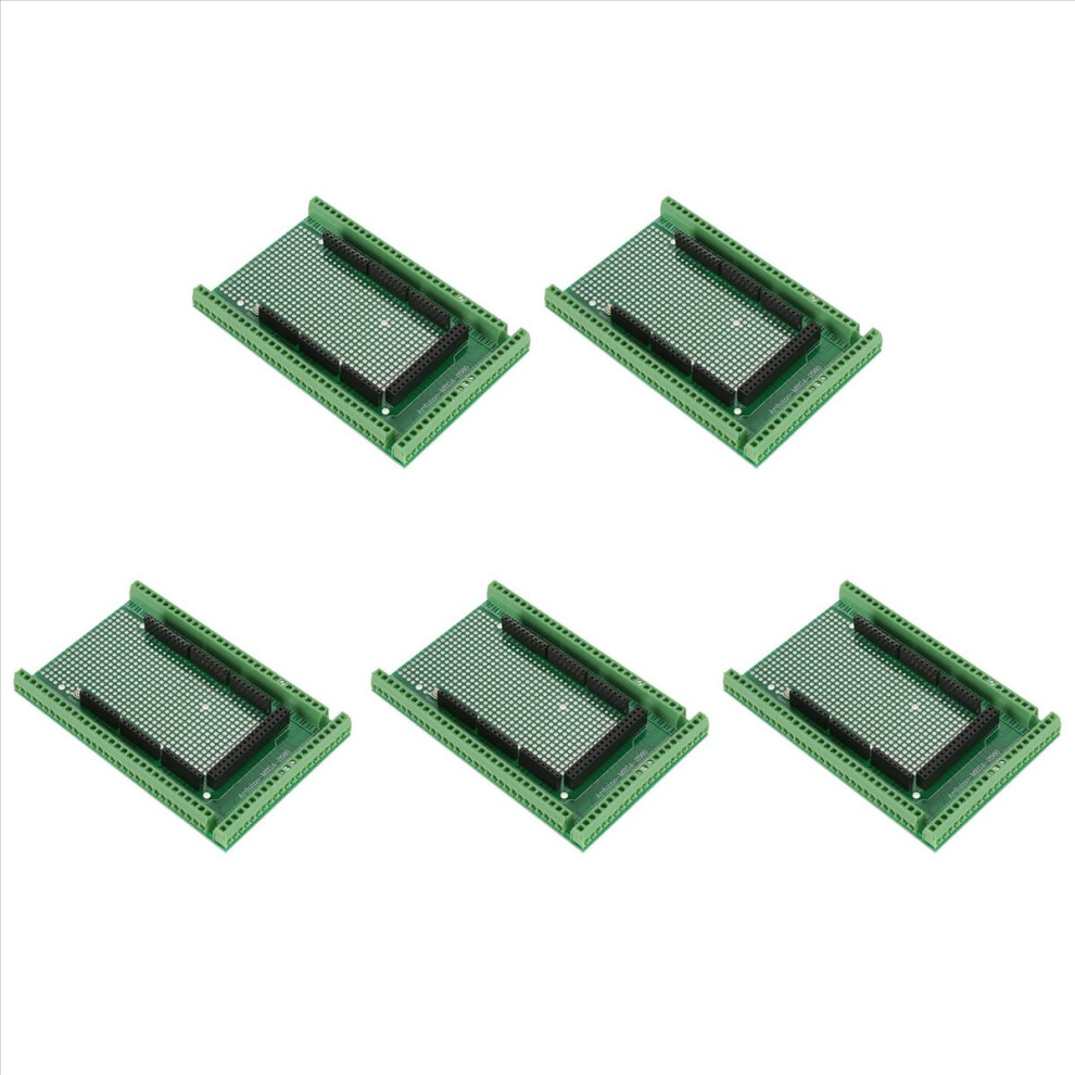 5X For 2560 R3 Double-Side Pcb Prototype Screw Terminal Block Shield Board Expanding Board 4853796382265