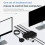 2X USB KVM Switch USB Shared Switcher 2 in 4 Out for Laptop PC Keyboard Mouse Printer USB Switch Hub Adapter USB 2.0 3