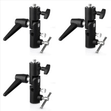 3X Umbrella Swivel Holder Bracket 1/4 Inch 3/8 Inch for Studio Photo Speedlight Light Stand Photo Studio Accessories