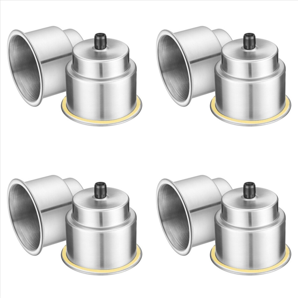 8Pcs Stainless Steel Cup Drink Holders For Marine Boat Car Truck Rv W Drain 4853796374635