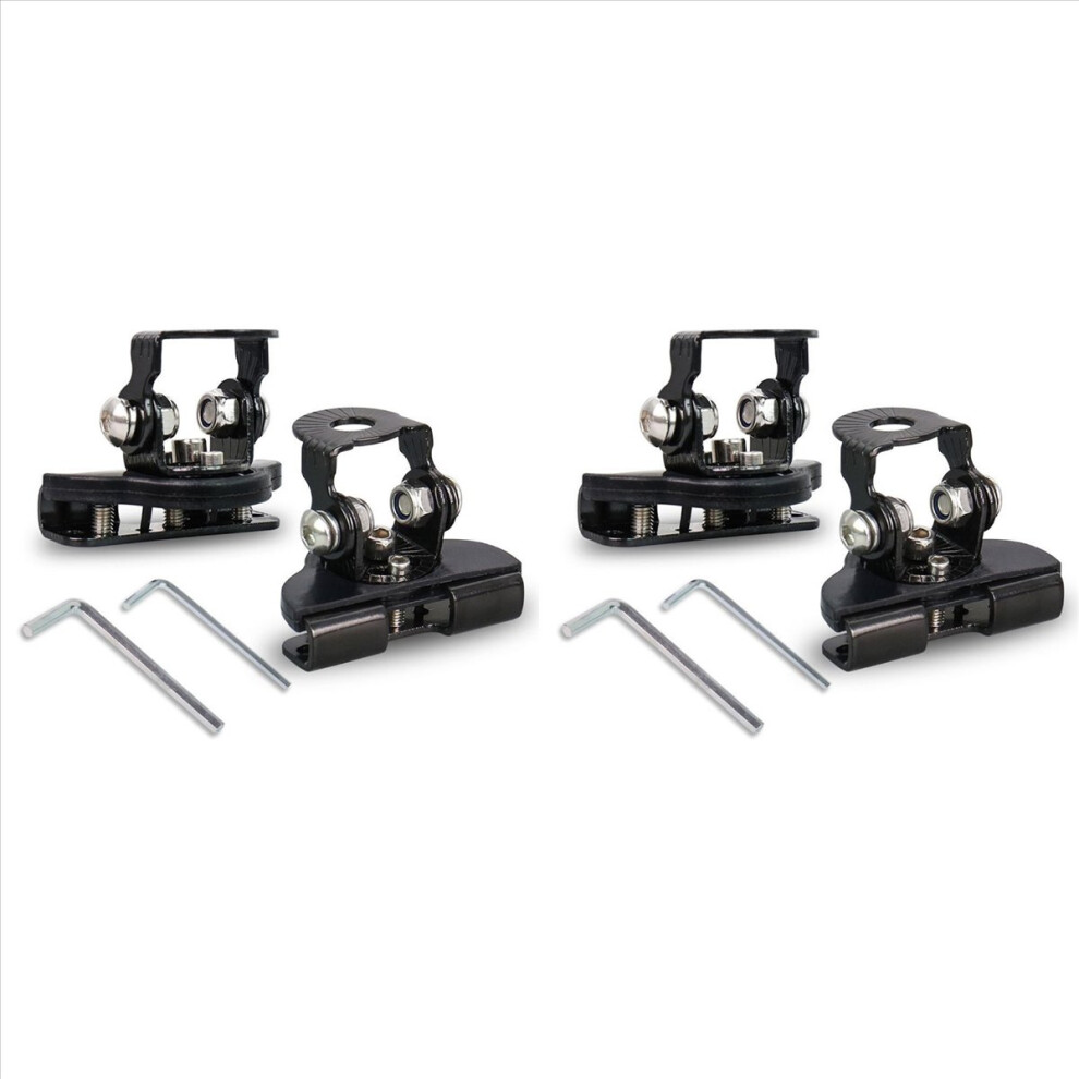 Universal Led Bar Mounting Brackets, Adjustable Hood Pillar Mounts, Led Work Mount Bracket Clamp Holder 4Pcs Light 4853796325569
