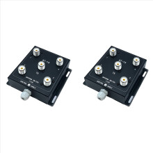 2X New AT-14 4-Way Coax Remote Antenna Switch, Convenient Switching 1.8MHz-60MHz 500W PEP for Radio Stations and Radios