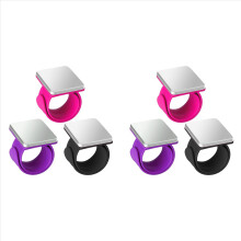 6 PCS Magnetic Pin Cushion Wrist, Magnetic Sewing Pincushion, Magnetic Pin Holder Wristband for Sewing Braiding