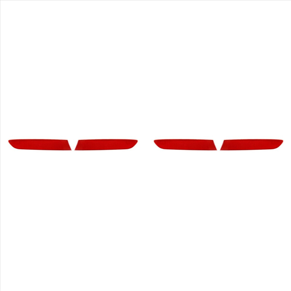 2 Pair Quality Car Rear Bumper Side Reflector 63257352209 63257352210 For X3 F25 2013-2017 Light 4853796389936