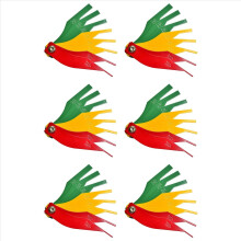 6X Brake Lining Thickness Gauge, Steel Automotive Brake Pad Measuring Tool, Disc and Drum Brake Lining Gauge Set