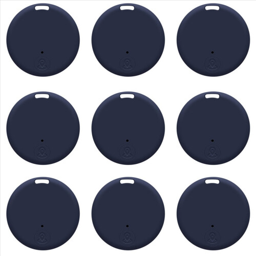 9 Pack GPS Tracker for Vehicles Key Finder GPS Tracker Mini GPS Tracker Pet GPS Tracker Navy Blue